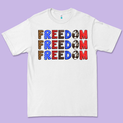 4th Of July Freedom Premium Tee Designed By Hra Design Shop
