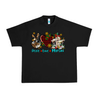 Black peace love martini Urban Heavy Tee - AdoDesignShop