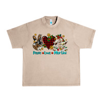 French Oak peace love martini Urban Heavy Tee - AdoDesignShop