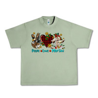 Oil Green peace love martini Urban Heavy Tee - AdoDesignShop