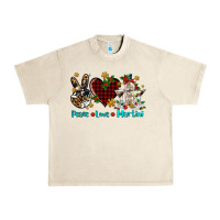 Sandshell peace love martini Urban Heavy Tee - AdoDesignShop