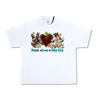 White peace love martini Urban Heavy Tee - AdoDesignShop