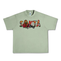 Oil Green santa claus lady of guadalupe Urban Heavy Tee - Jasminsmagicworld