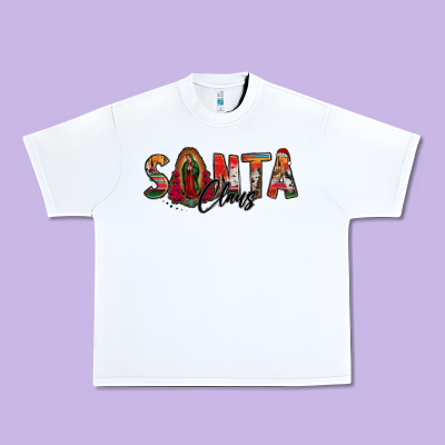 Santa Claus Lady Of Guadalupe Urban Heavy Tee Designed By Jasminsmagicworld
