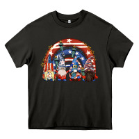 Asphalt 4th of July rainbow with gnomes Heavy Core Tee - CowGirlArtShop