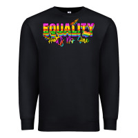Black Equality hurts no one Premium Sweatshirt - NancyCooperArtShop