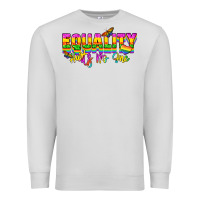Dove Grey Equality hurts no one Premium Sweatshirt - NancyCooperArtShop