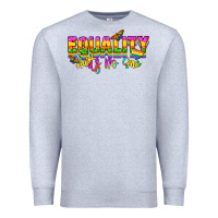 Heather Grey Equality hurts no one Premium Sweatshirt - NancyCooperArtShop
