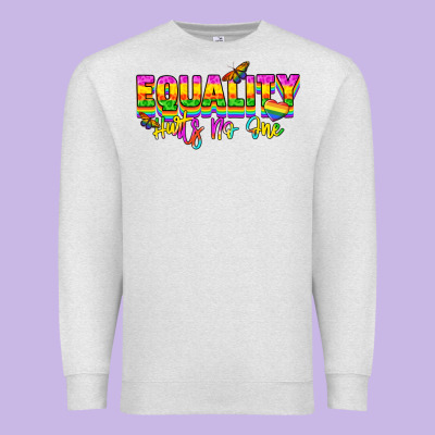 Equality Hurts No One Premium Sweatshirt Designed By Nancycooperartshop