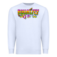 White Equality hurts no one Premium Sweatshirt - NancyCooperArtShop
