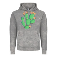 Cloud Rock texas prickly pear cactus Vintage Hoodie - Artiststas
