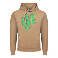 Vintage Coffee texas prickly pear cactus Vintage Hoodie - Artiststas