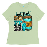 Matcha but first coffee Ladies Tee - Zillion Design Studio