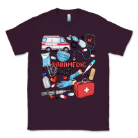 Plum can't talk right now doing paramedic stuff Classic Tee - MaliasSmallBusiness