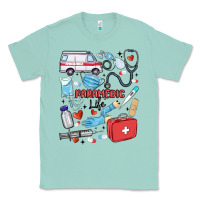 Seafoam can't talk right now doing paramedic stuff Classic Tee - MaliasSmallBusiness