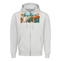 Dove Grey Western Hey There Pumpkin Zipper Hoodie - LillyAllenDesigns