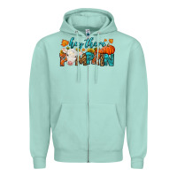 Western Hey There Pumpkin Zipper Hoodie | Teevron