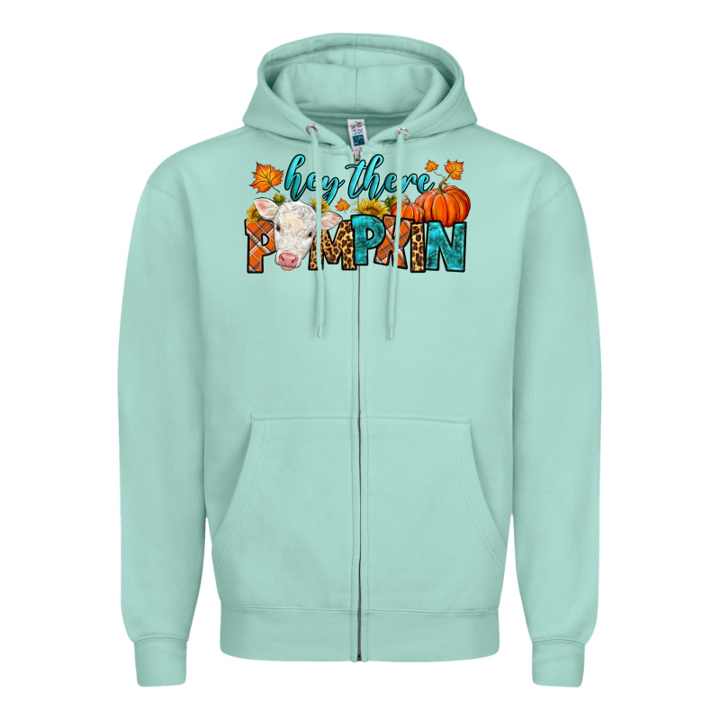 Western Hey There Pumpkin Zipper Hoodie by LillyAllenDesigns | Teevron