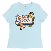 Baby Blue third grade Ladies Tee - JahusDesignShop