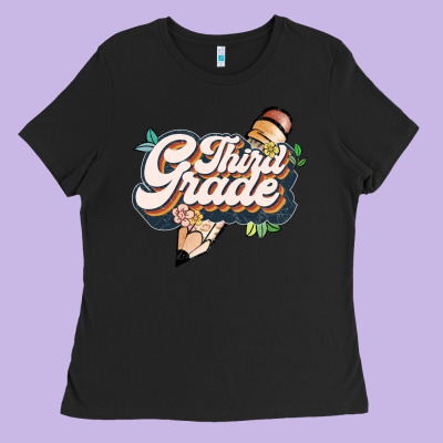 Third Grade Ladies Tee Designed By Jahusdesignshop