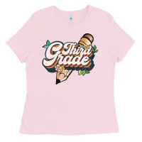 Bubblegum Pink third grade Ladies Tee - JahusDesignShop
