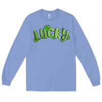 Colony Blue lucky st patricks day Long Sleeve Tee - MaliasSmallBusiness