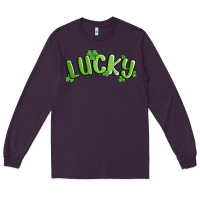 Plum lucky st patricks day Long Sleeve Tee - MaliasSmallBusiness