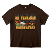 Chocolate Brown may your coffe always be stronger than your passengers Heavy Core Tee - CowhideDigitalArt