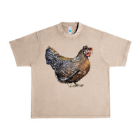 French Oak Cream Legbar Chicken Urban Heavy Tee - LillyAllenDesigns