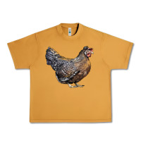 Peanut Butter Cream Legbar Chicken Urban Heavy Tee - LillyAllenDesigns