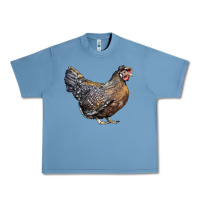 Pebble Blue Cream Legbar Chicken Urban Heavy Tee - LillyAllenDesigns