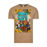 Vintage Coffee Western Farm Life Vintage Tee - LillyAllenDesigns