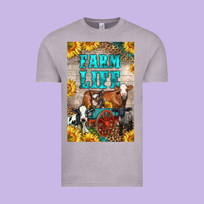 Western Farm Life Vintage Tee Designed By Lillyallendesigns