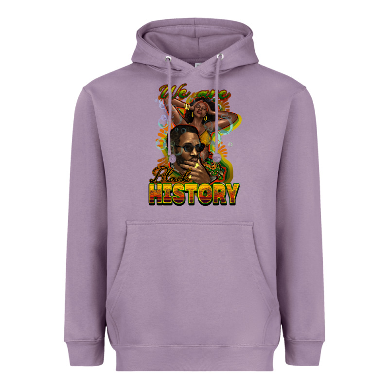 We Are Black History Heavyweight Hoodie by NancyCooperArtShop | Teevron