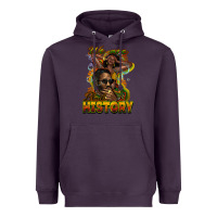 Plum we are black history Heavyweight Hoodie - NancyCooperArtShop
