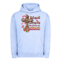 Pigment Grape Ice Blessed women are born in March Urban Hoodie - FaDigitalArtStudio