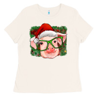 Bone christmas pig Ladies Tee - RanaPortraitStore