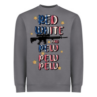 Storm red white and pew pew pew Heavyweight Sweatshirt - MaliasSmallBusiness