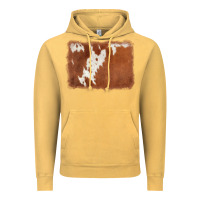 Vintage Mustard cowhide background Vintage Hoodie - AdoDesignShop