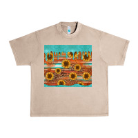French Oak turquoise leopard distressed serape background tumbler Urban Heavy Tee - Jasminsmagicworld