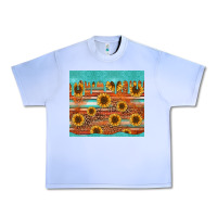 Grape Ice turquoise leopard distressed serape background tumbler Urban Heavy Tee - Jasminsmagicworld
