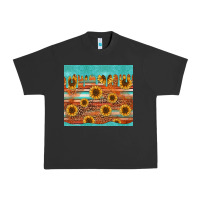 Pigment Black turquoise leopard distressed serape background tumbler Urban Heavy Tee - Jasminsmagicworld