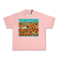Salmon turquoise leopard distressed serape background tumbler Urban Heavy Tee - Jasminsmagicworld