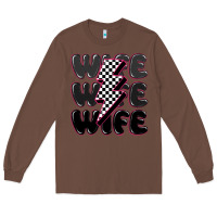 Chestnut wife wife wife Long Sleeve Tee - MaliasSmallBusiness