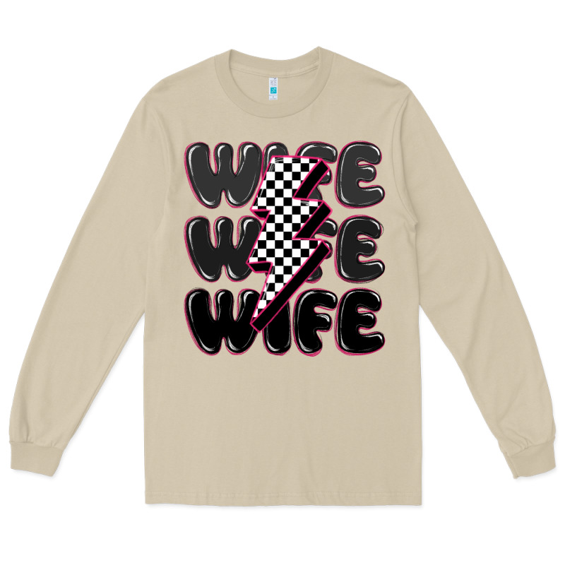 Wife Wife Wife Long Sleeve Tee by MaliasSmallBusiness | Teevron