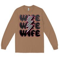 Toasted Coconut wife wife wife Long Sleeve Tee - MaliasSmallBusiness