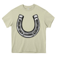 Mossy horseshoe Heavy Core Tee - BarkalooDesign