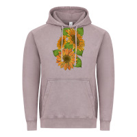 Vintage Zinc sunflowers Vintage Hoodie - Artiststas