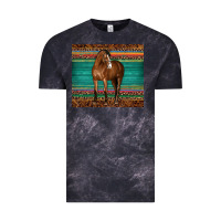 Cloud Black western horse serape  leather leopard Vintage Tee - BarkalooDesign