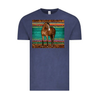 Western Horse Serape  Leather Leopard Vintage Tee | Teevron